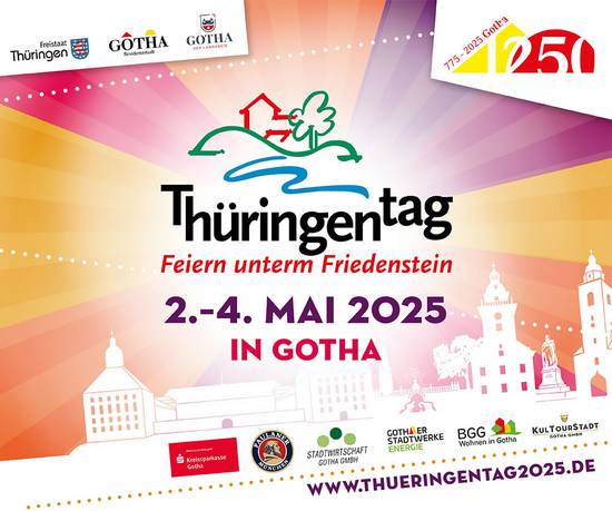 Grafik zum Thüringentag in Gotha