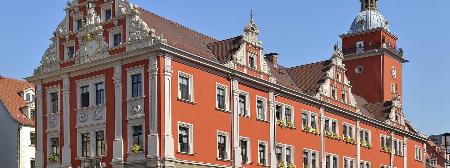 Ansicht des Historischen Rathauses der Stadt Gotha