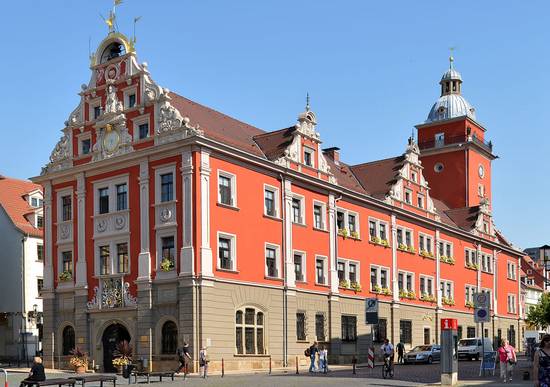 Historisches Rathaus der Stadt Gotha, öffnet größere Ansicht