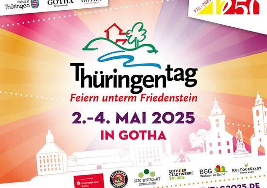 Grafik zum Thüringentag in Gotha