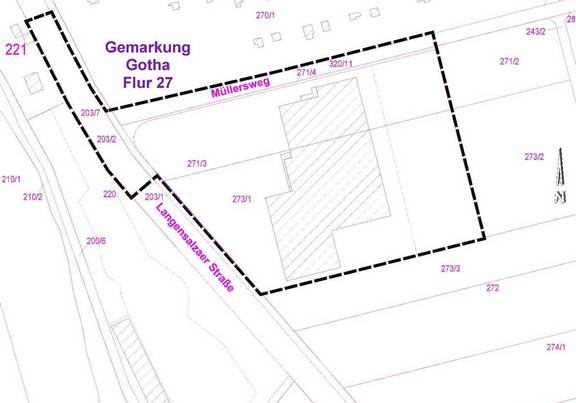 Übersichtslageplan zum Geltungsbereich des vorhabenbezogenen Bebauungsplanes der Stadt Gotha Übersichtslageplan zum Geltungsbereich des vorhabenbezogenen Bebauungsplanes der Stadt Gotha