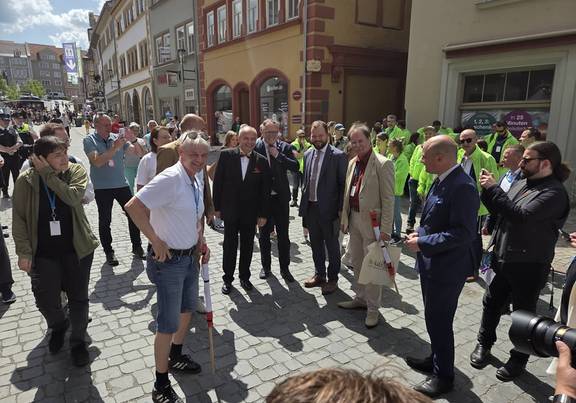 Gäste aus Salzgitter sind pünktlich zur Eröffnung des Thüringentages in Gotha angekommen 149 2025